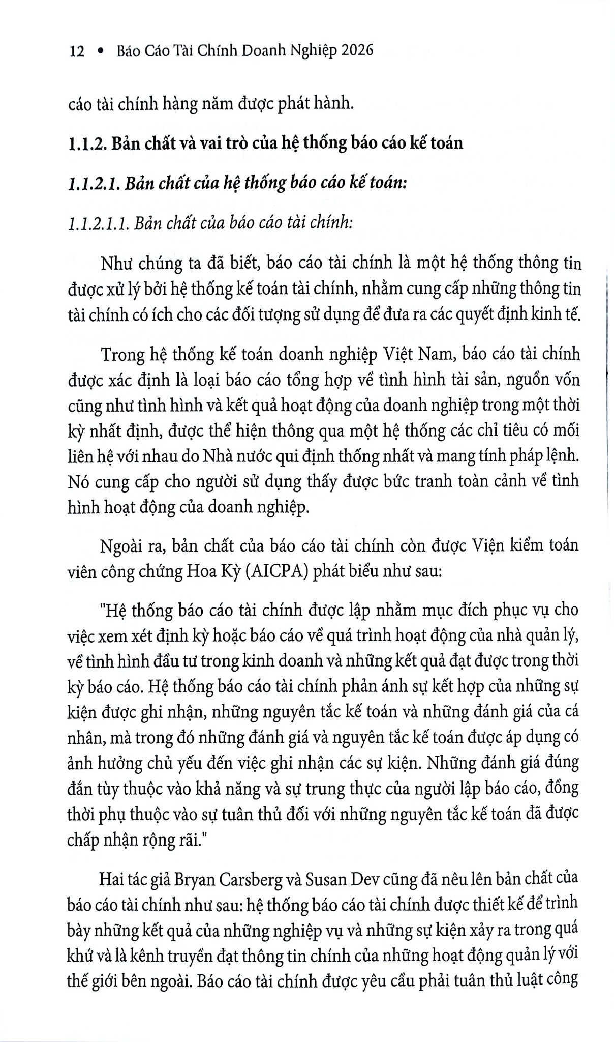 Báo Cáo Tài Chính Doanh Nghiệp 2026 - PGS. TS. Võ Văn Nhị