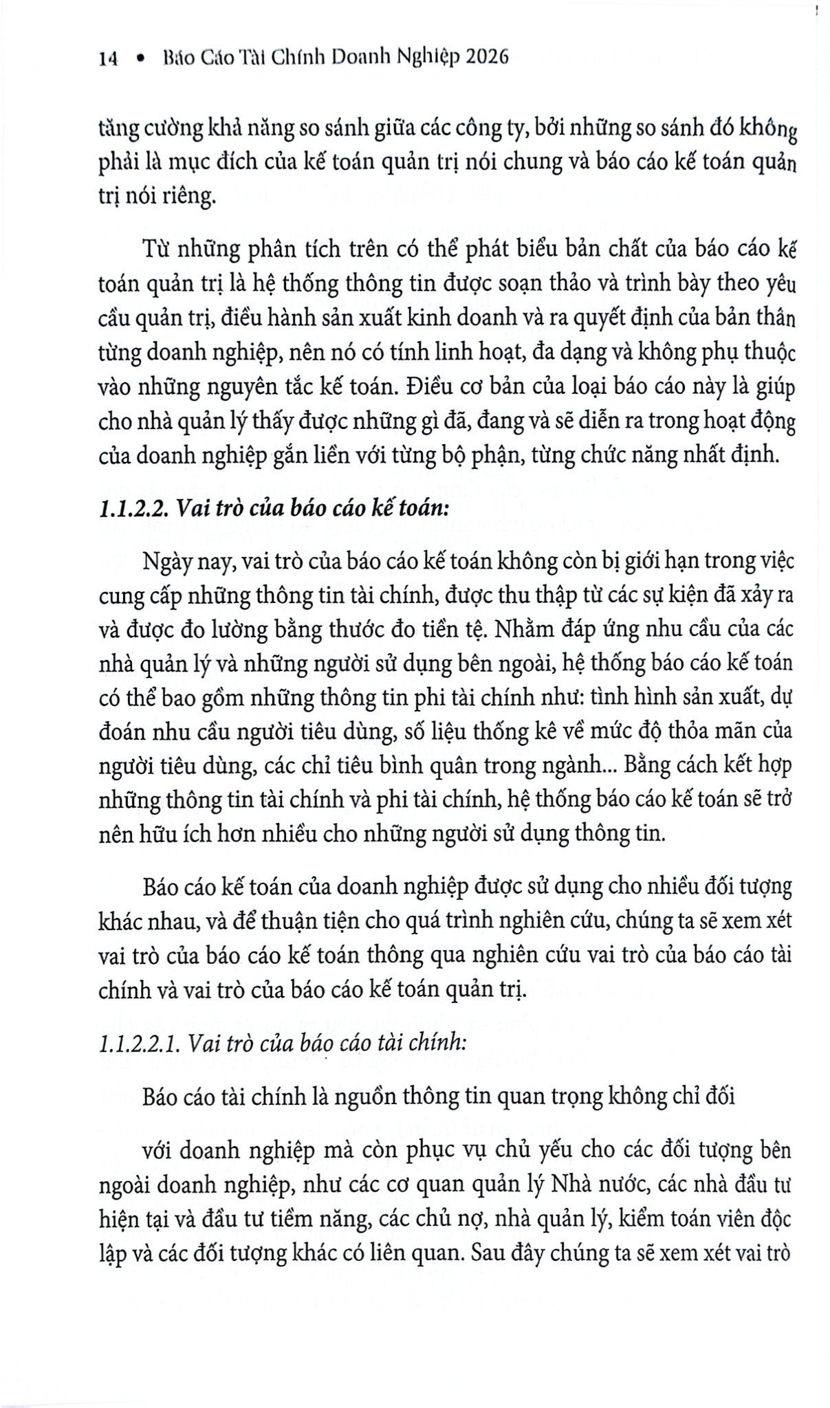 Báo Cáo Tài Chính Doanh Nghiệp 2026 - PGS. TS. Võ Văn Nhị