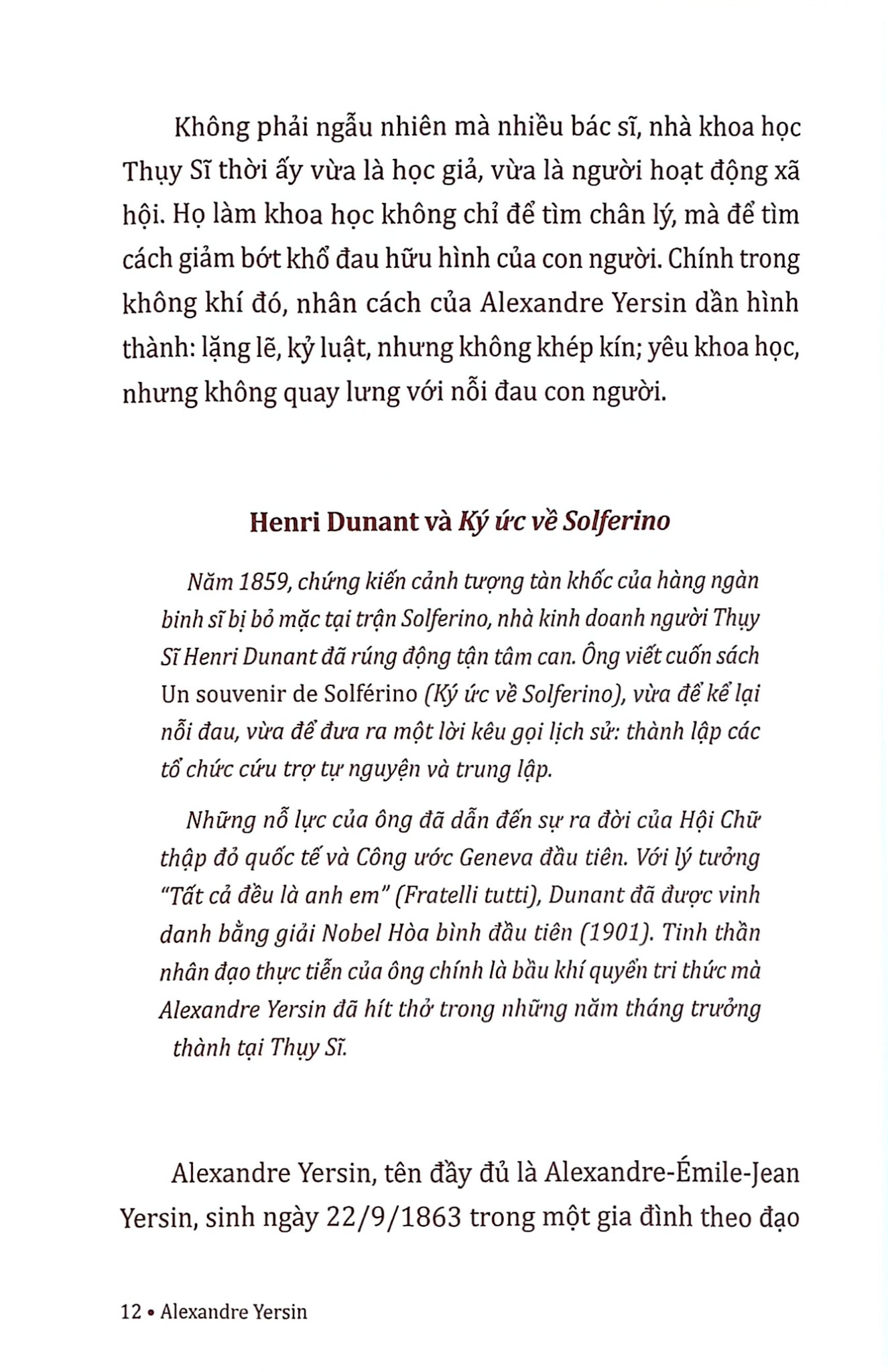 Alexandre Yersin - Những Cuộc Viễn Du Mở Đường Khoa Học - 
Nguyễn Thị Thanh Thúy
