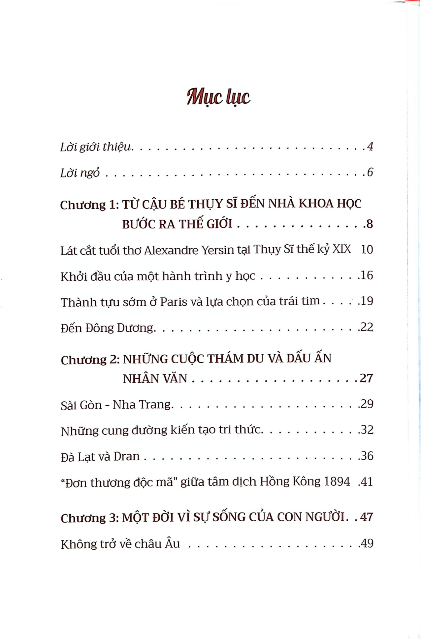Alexandre Yersin - Những Cuộc Viễn Du Mở Đường Khoa Học - 
Nguyễn Thị Thanh Thúy