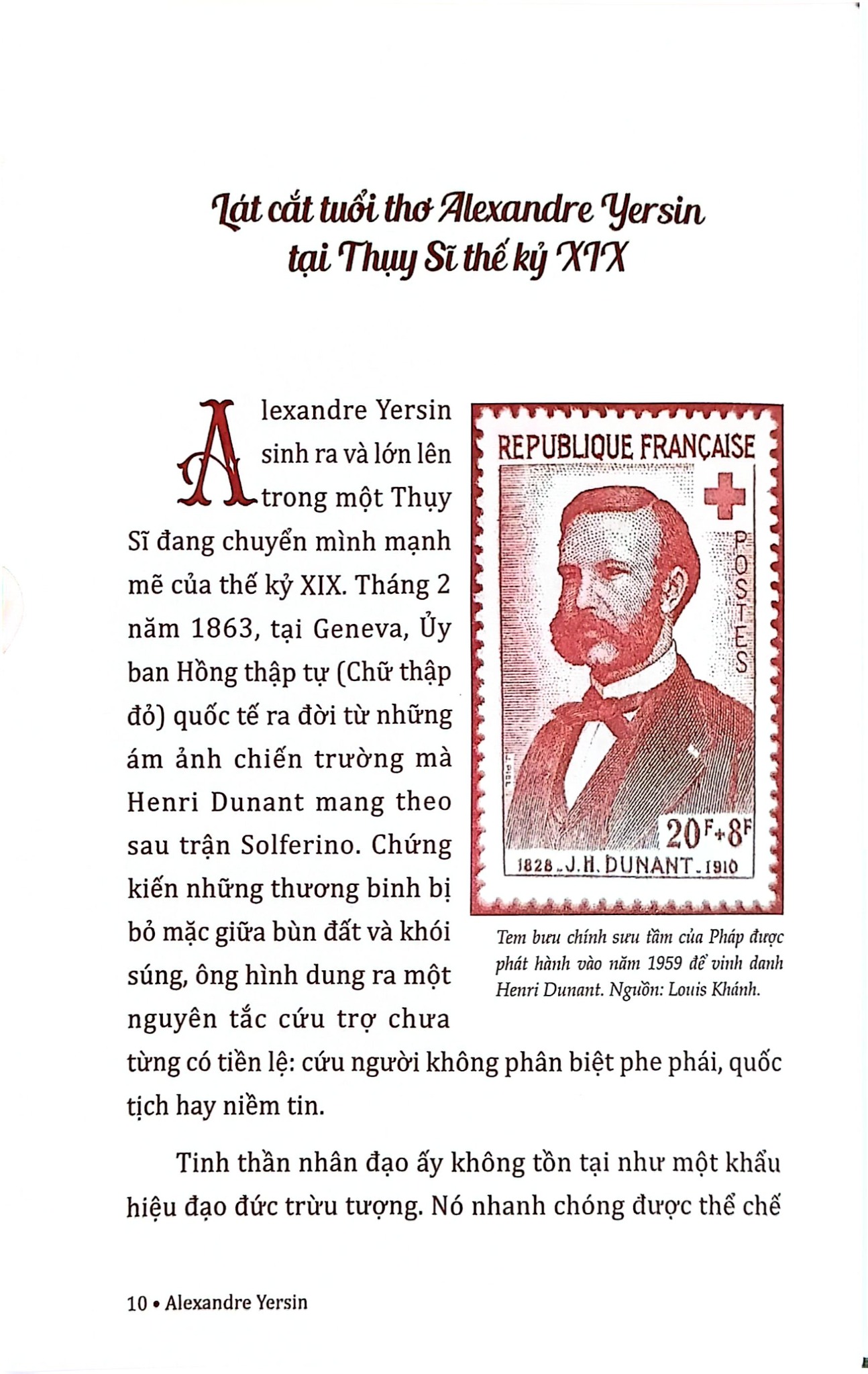 Alexandre Yersin - Những Cuộc Viễn Du Mở Đường Khoa Học - 
Nguyễn Thị Thanh Thúy