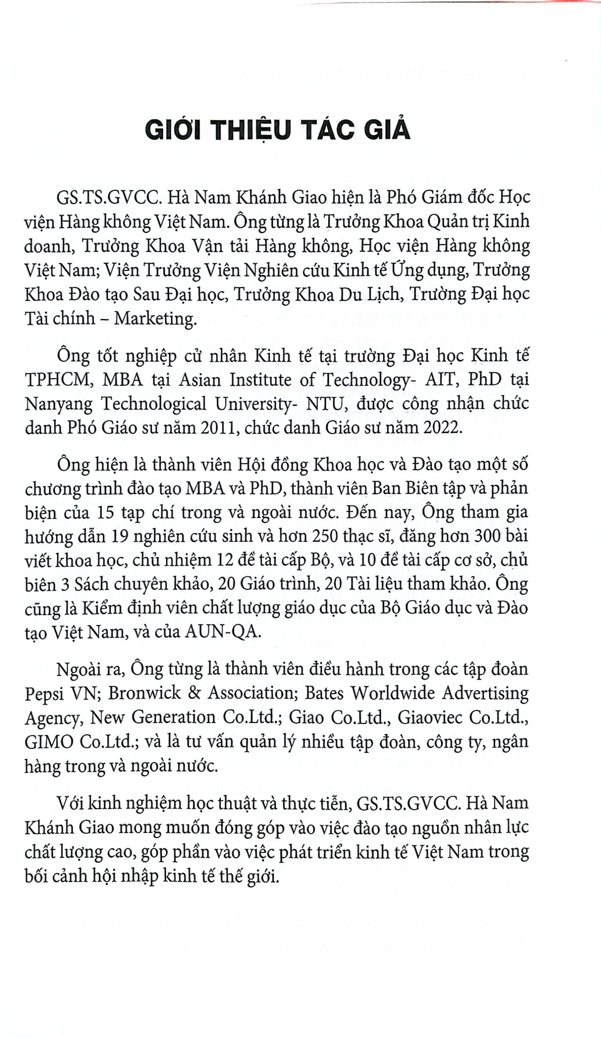 Chuyên Khảo Đo Lường Chất Lượng Dịch Vụ Tại Việt Nam Nhìn Từ Phía Khách Hàng - GS. TS. Hà Nam Khánh Giao