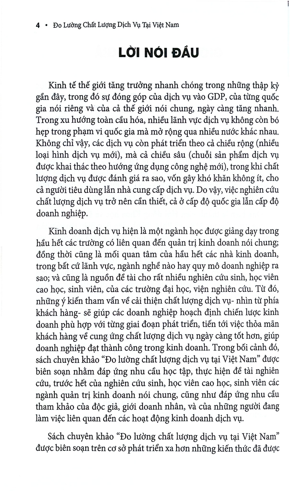 Chuyên Khảo Đo Lường Chất Lượng Dịch Vụ Tại Việt Nam Nhìn Từ Phía Khách Hàng - GS. TS. Hà Nam Khánh Giao