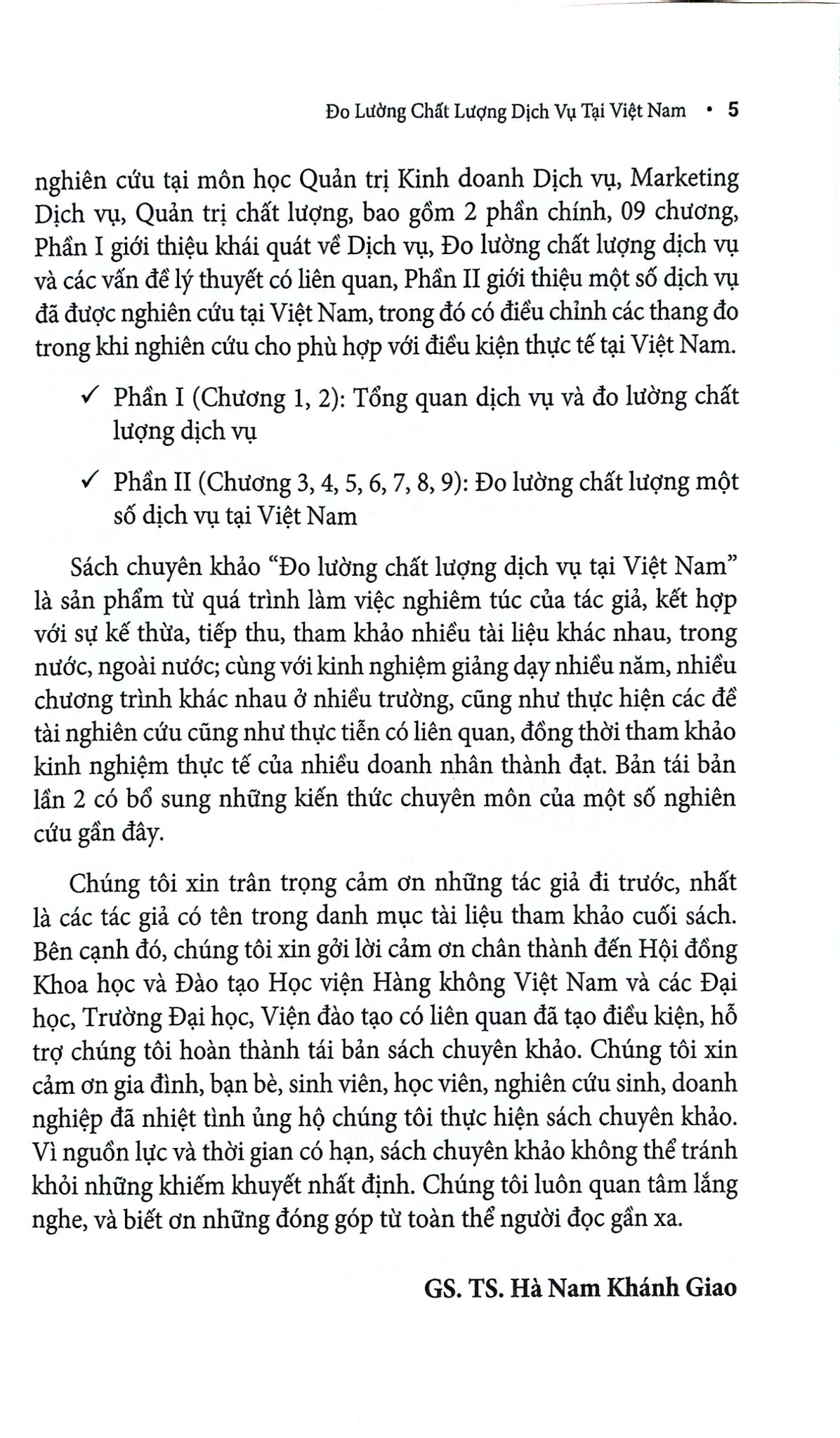 Chuyên Khảo Đo Lường Chất Lượng Dịch Vụ Tại Việt Nam Nhìn Từ Phía Khách Hàng - GS. TS. Hà Nam Khánh Giao