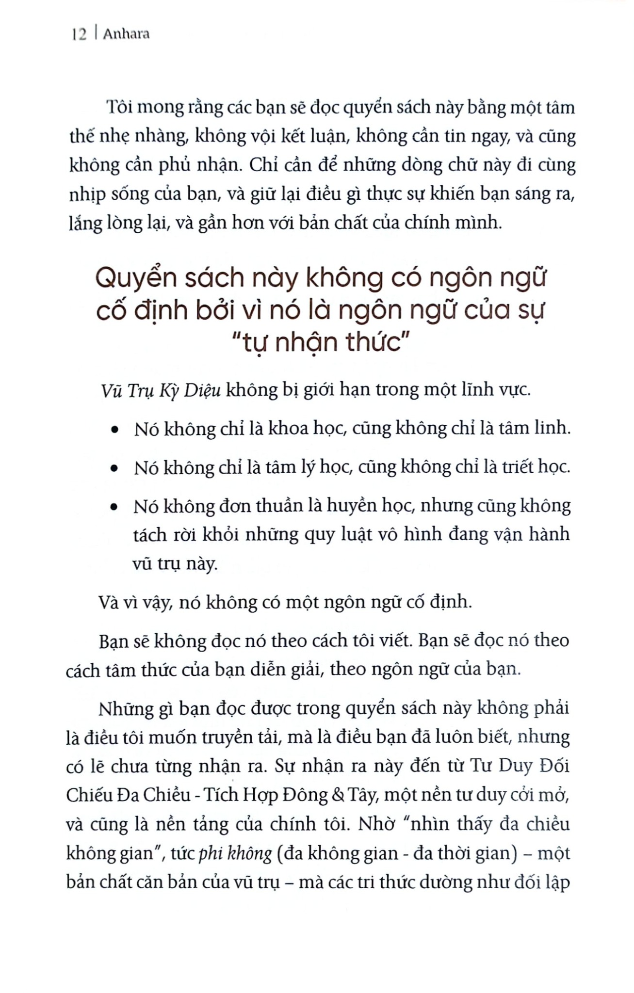 Vũ Trụ Kỳ Diệu - Sự Thật Tối Thượng -  Anhara