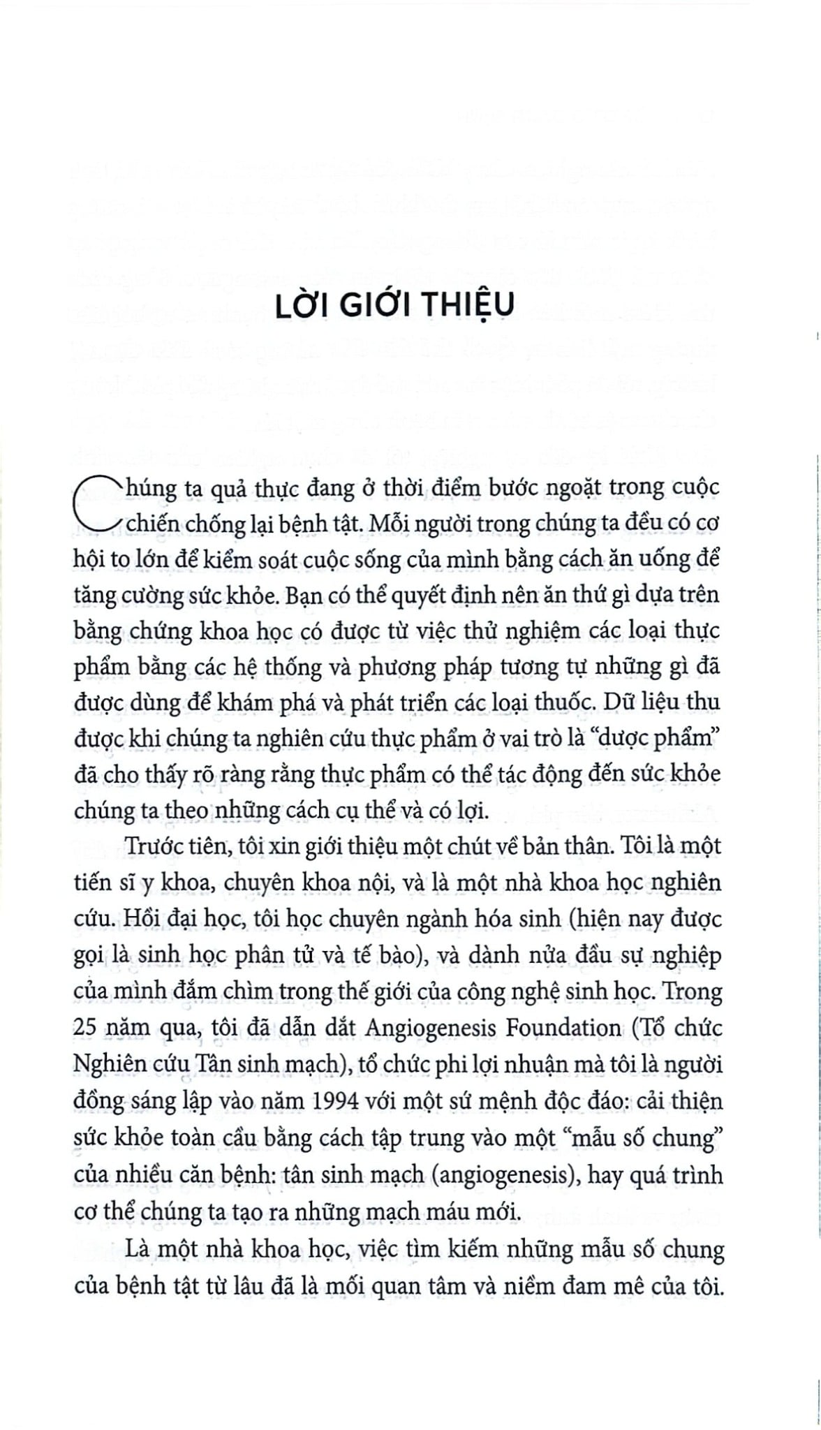 Ăn Ngăn Bách Bệnh - Cơ Chế Tự Chữa Lành Của Cơ Thể - Tiến Sĩ Y Khoa William W. Li