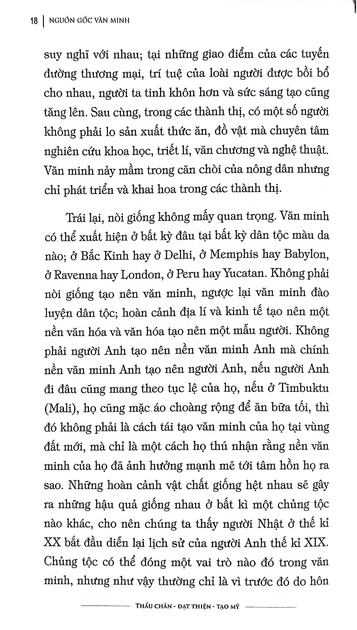 Nguồn Gốc Văn Minh - Will Durant - Dịch giả Nguyễn Hiến Lê