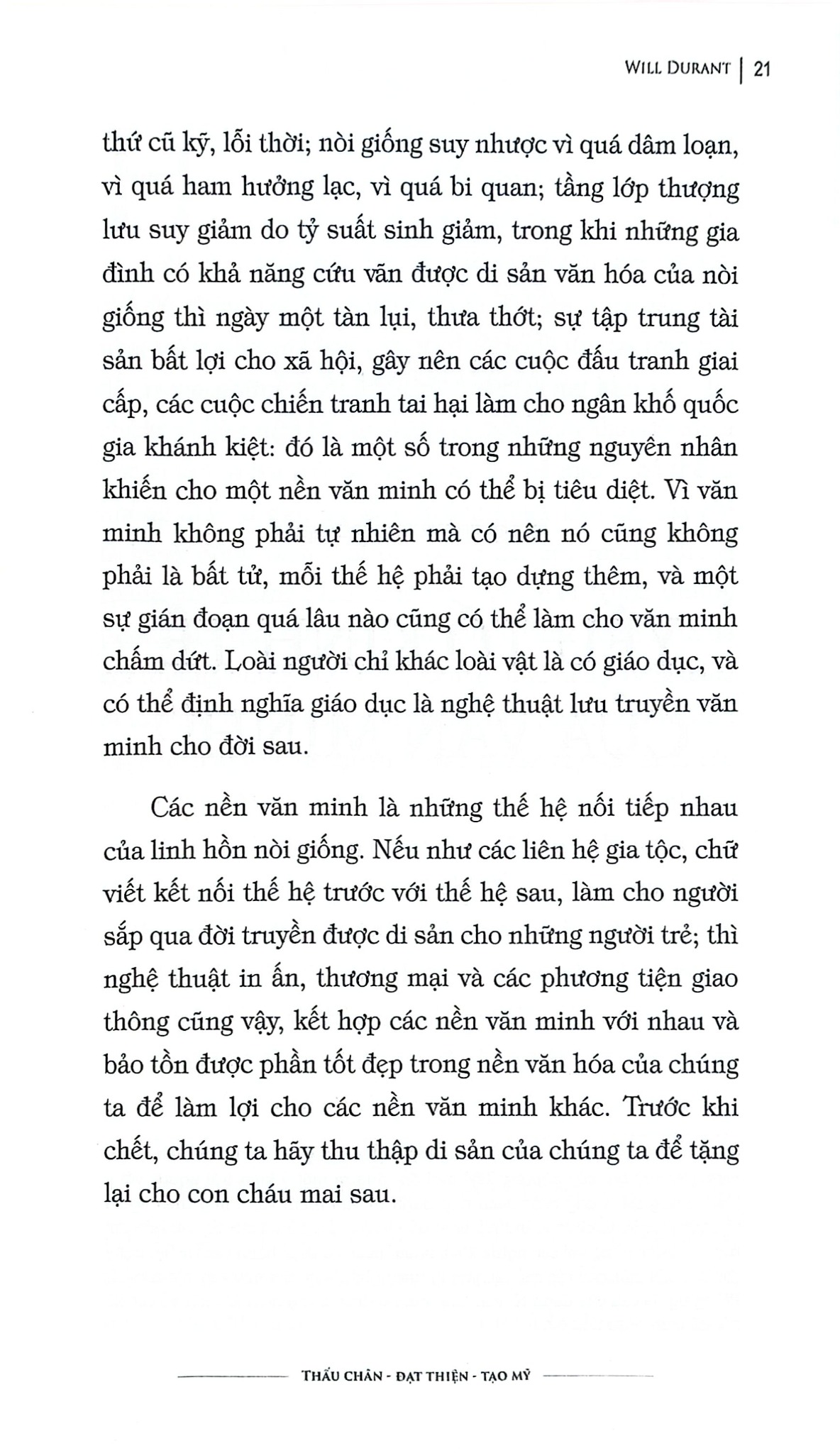 Nguồn Gốc Văn Minh - Will Durant - Dịch giả Nguyễn Hiến Lê