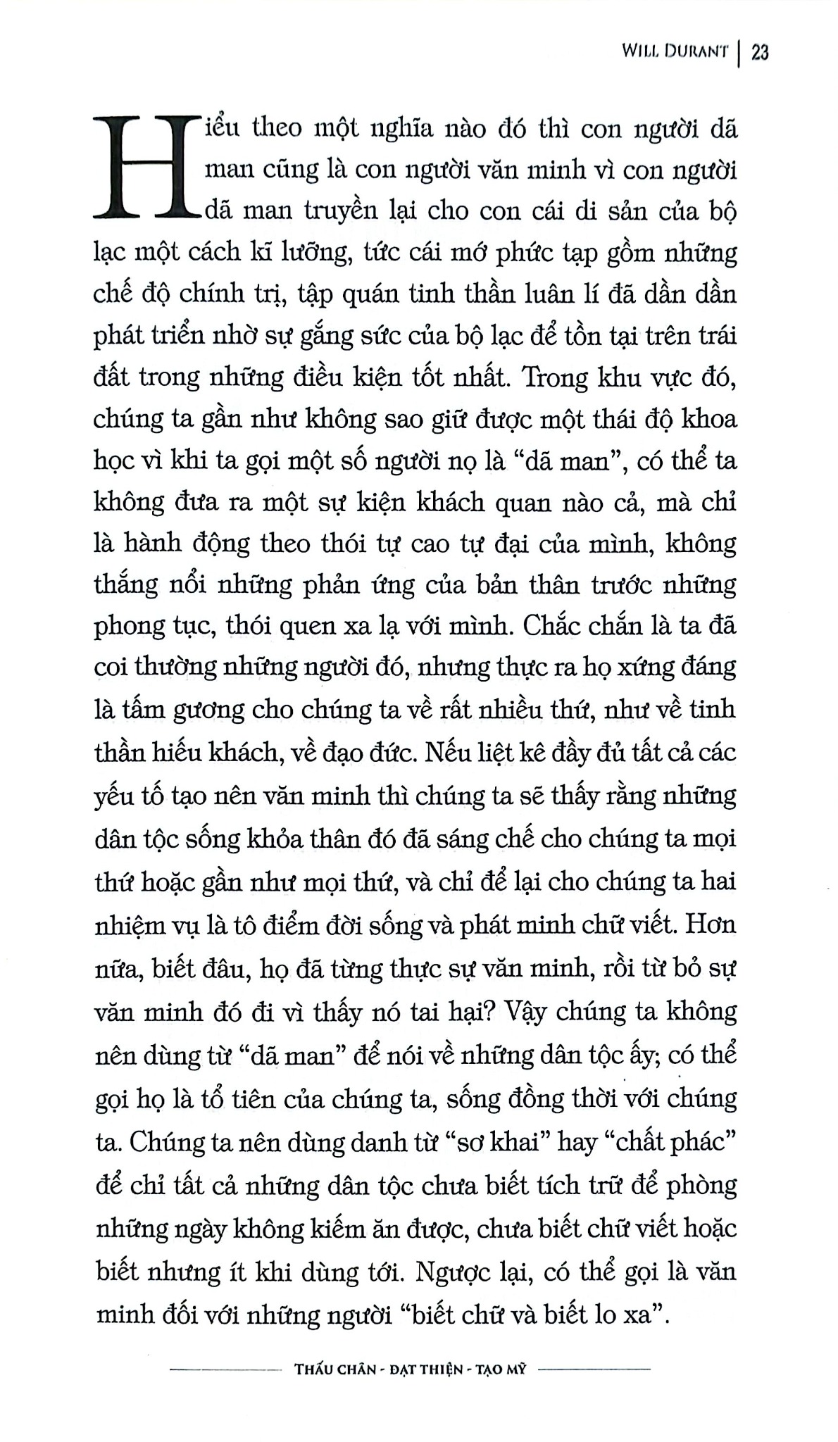 Nguồn Gốc Văn Minh - Will Durant - Dịch giả Nguyễn Hiến Lê