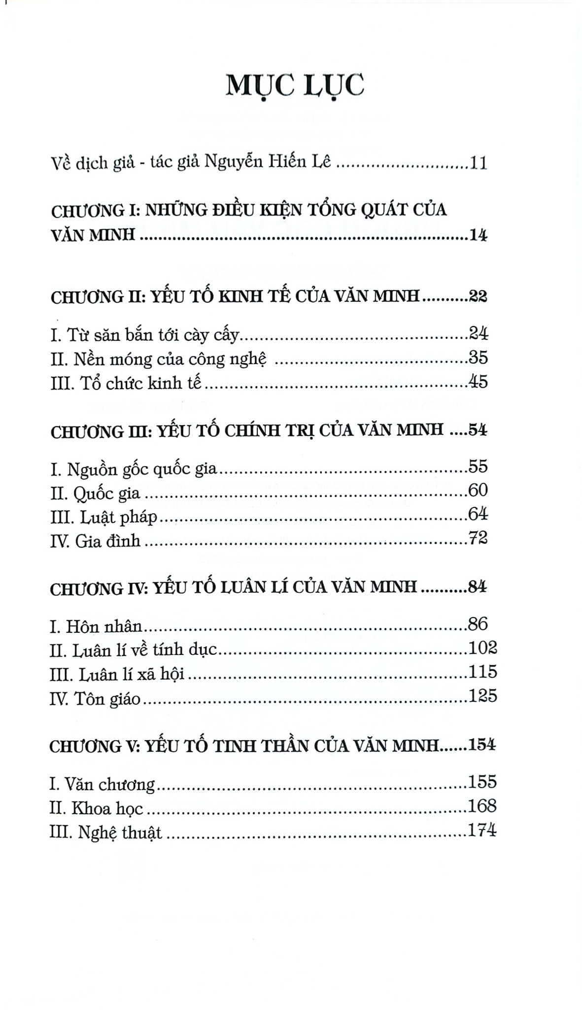 Nguồn Gốc Văn Minh - Will Durant - Dịch giả Nguyễn Hiến Lê