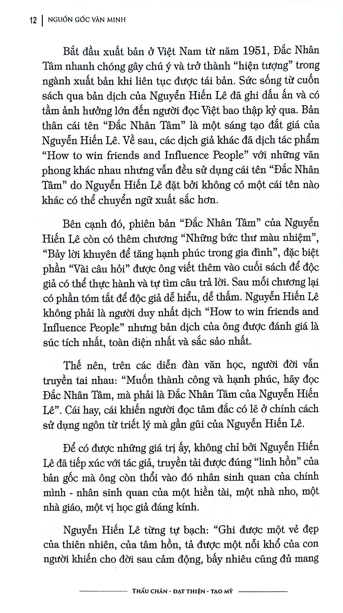 Nguồn Gốc Văn Minh - Will Durant - Dịch giả Nguyễn Hiến Lê