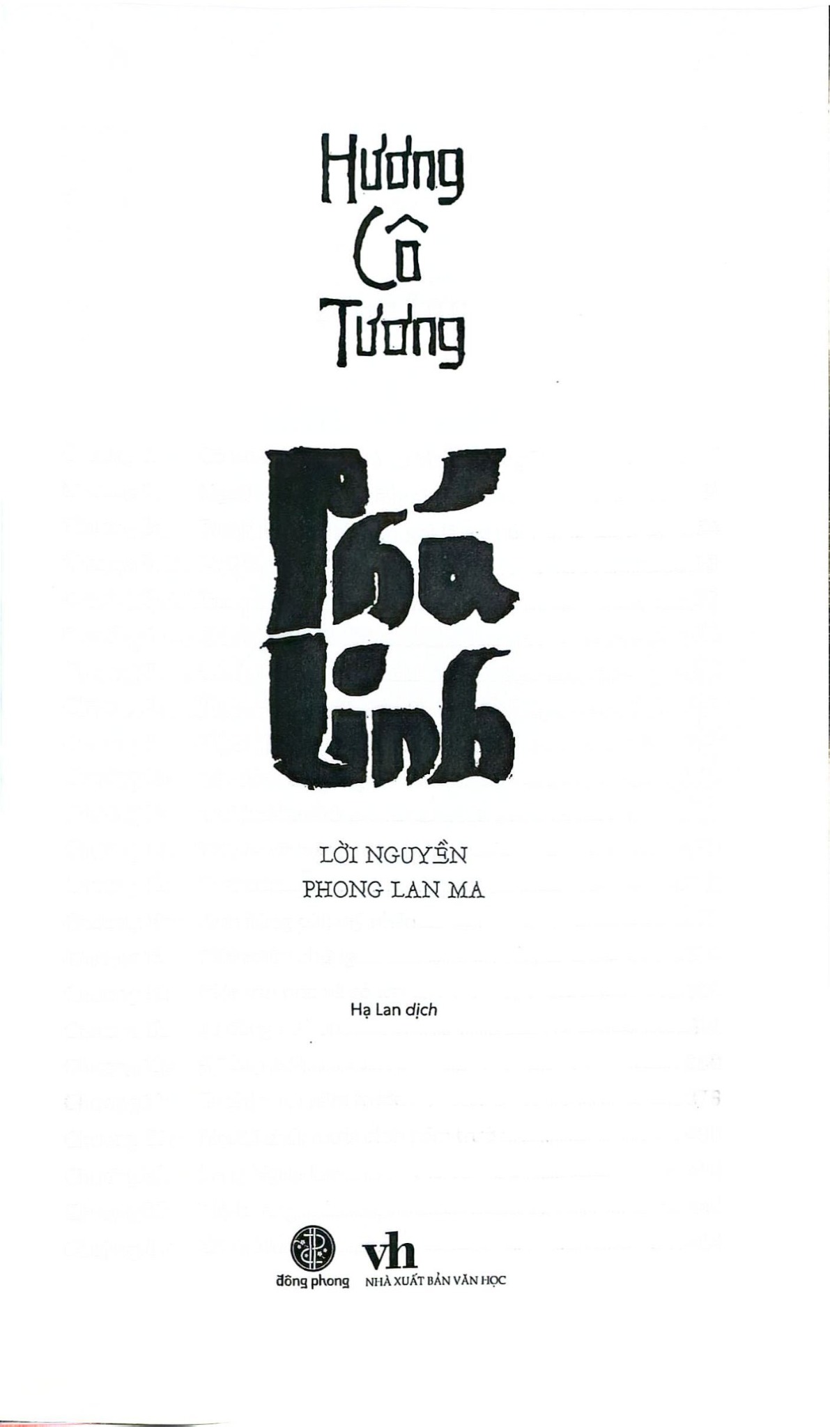 Phá Linh - Lời Nguyền Phong Lan Ma -  
Hương Cô Tương