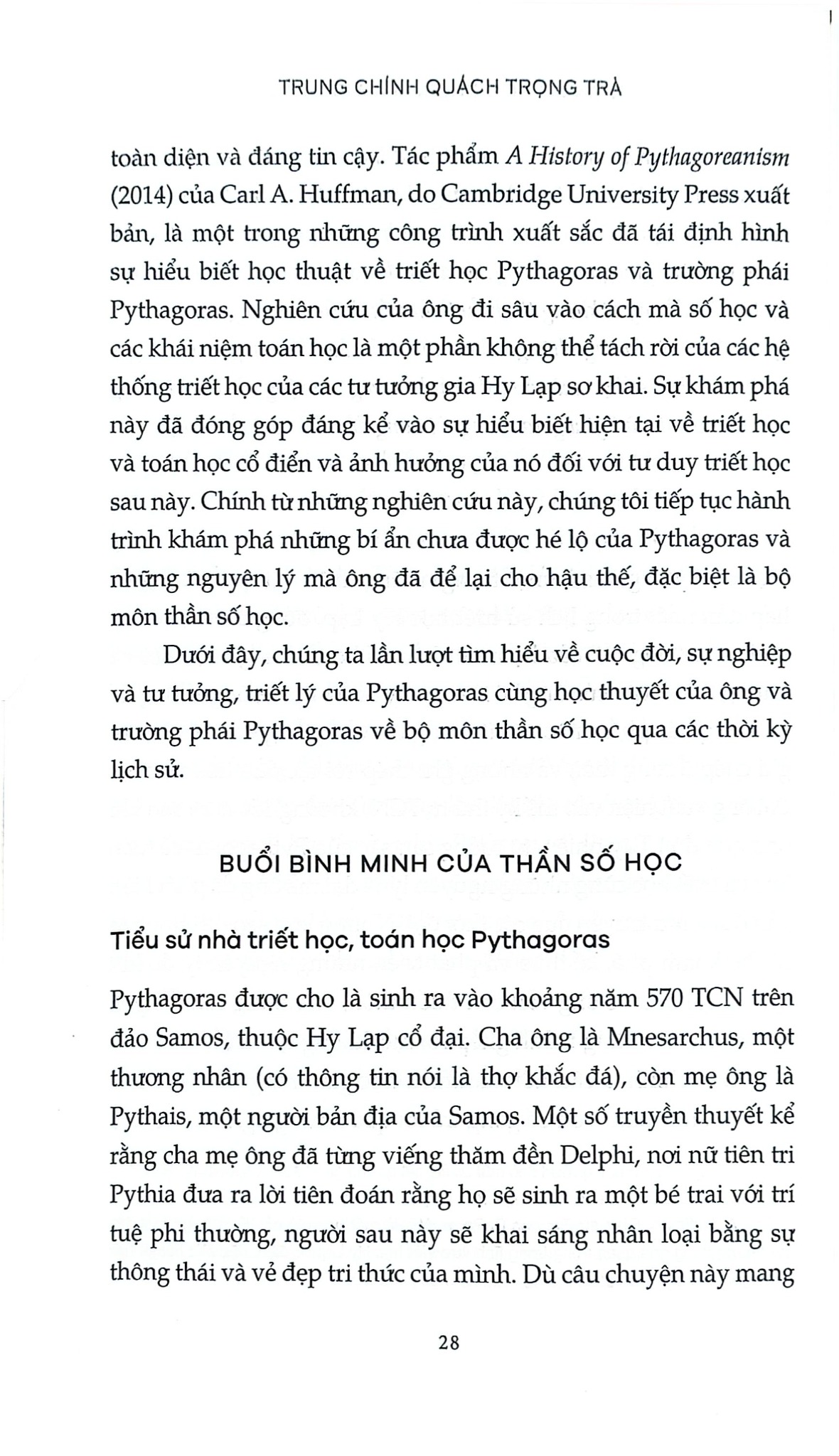 Thần Số Học Cho Mái Ấm Bình An - Trung Chính Quách Trọng Trà