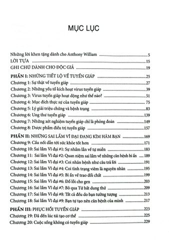  Combo Cơ Thể Tự Chữa Lành (Bộ 5 Cuốn) - Anthony William 