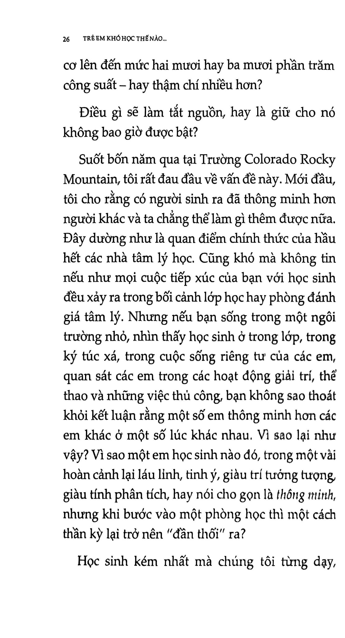 Trẻ Em Khó Học Thế Nào - John Holt