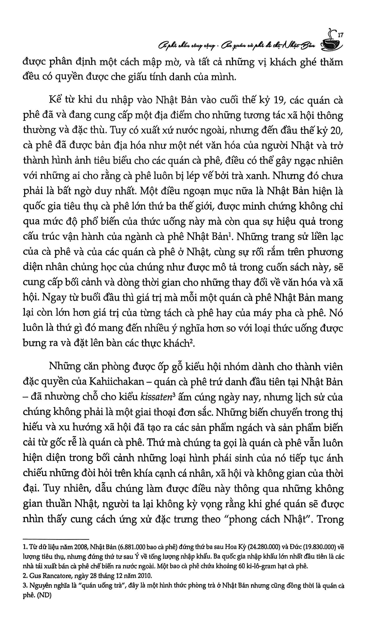 Đời Sống Cà Phê Tại Nhật Bản - Từ Chủ Nghĩa Hoàn Hảo Đến Bản Sắc Văn Hóa Và Chuyển Đổi Xã Hội - Merry I. White