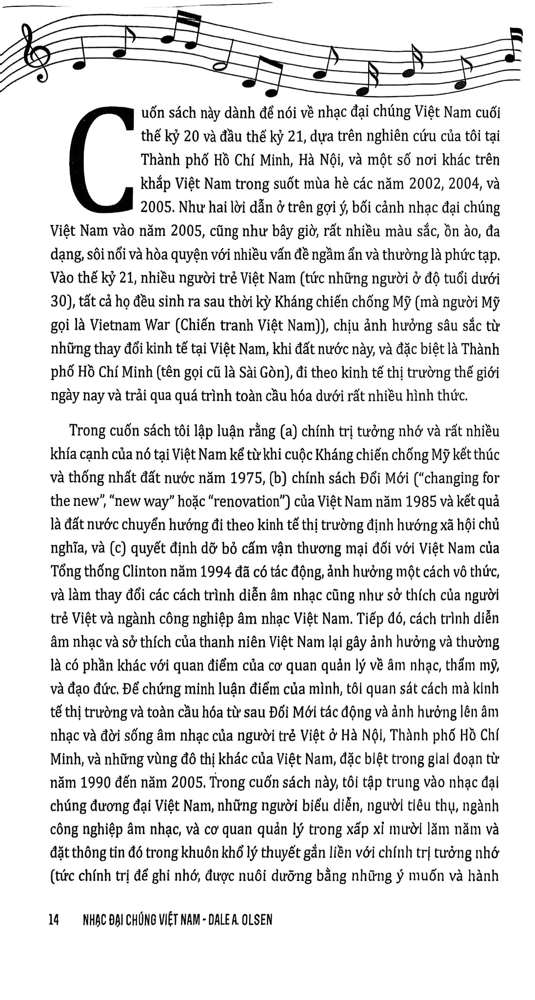 Nhạc Đại Chúng Việt Nam - Chuyển Đổi Xã Hội Giữa Hai Miền Nhớ Quên - Dale A. Olsen