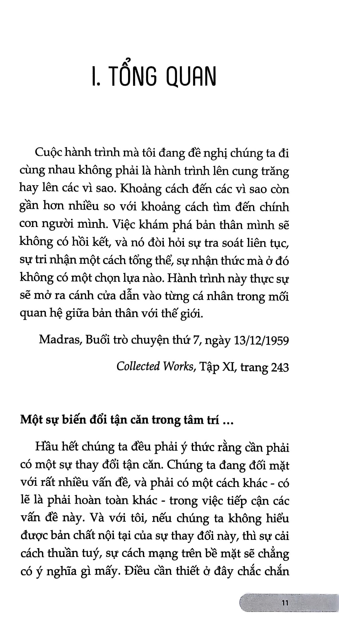 Nhận Thức Không Chọn Lựa - J. Krishnamurti