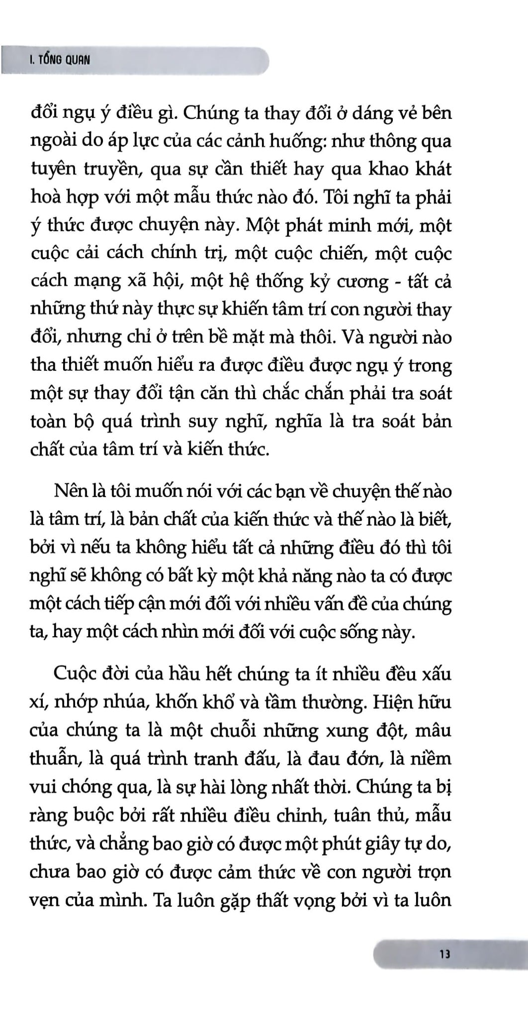 Nhận Thức Không Chọn Lựa - J. Krishnamurti