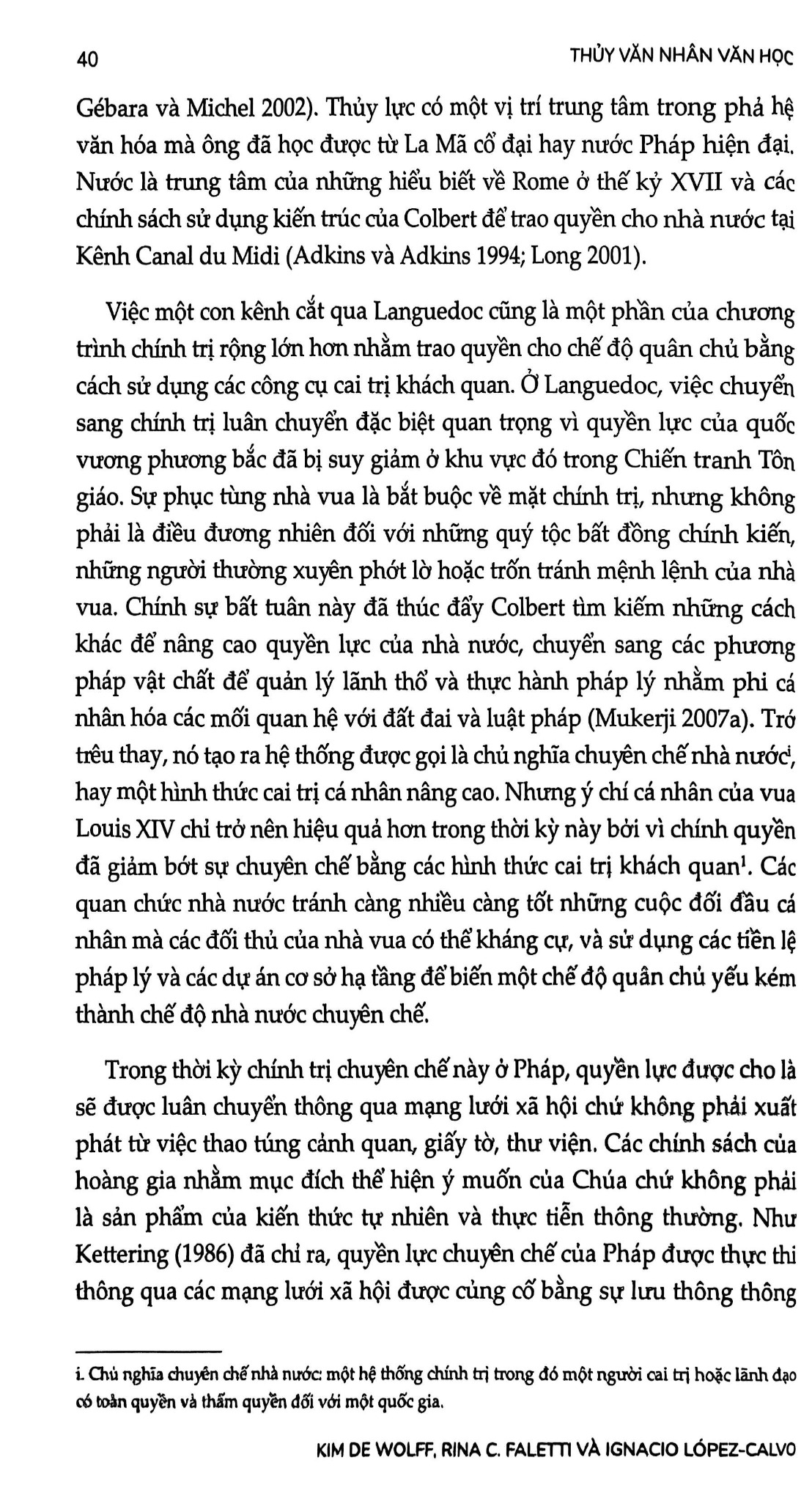 Thủy Văn Nhân Văn Học - Quan Hệ Giữa Nước Và Nhân Loại Sẽ Đi Về Đâu? - Kim De Wolff, Rina C. Faletti & Ignacio López-Calvo