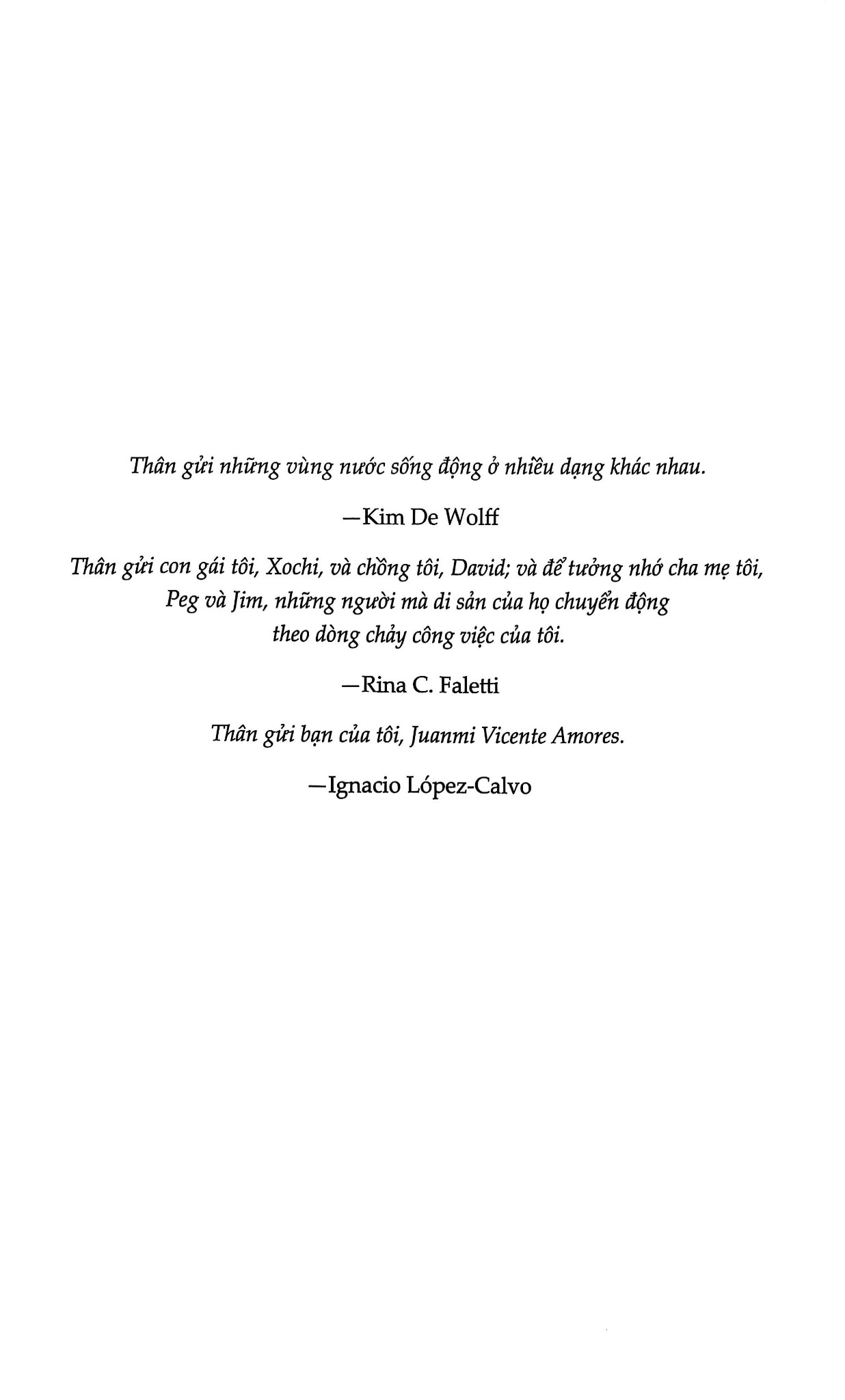Thủy Văn Nhân Văn Học - Quan Hệ Giữa Nước Và Nhân Loại Sẽ Đi Về Đâu? - Kim De Wolff, Rina C. Faletti & Ignacio López-Calvo