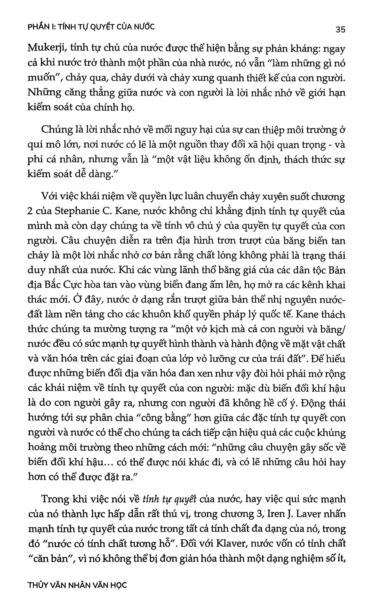 Thủy Văn Nhân Văn Học - Quan Hệ Giữa Nước Và Nhân Loại Sẽ Đi Về Đâu? - Kim De Wolff, Rina C. Faletti & Ignacio López-Calvo