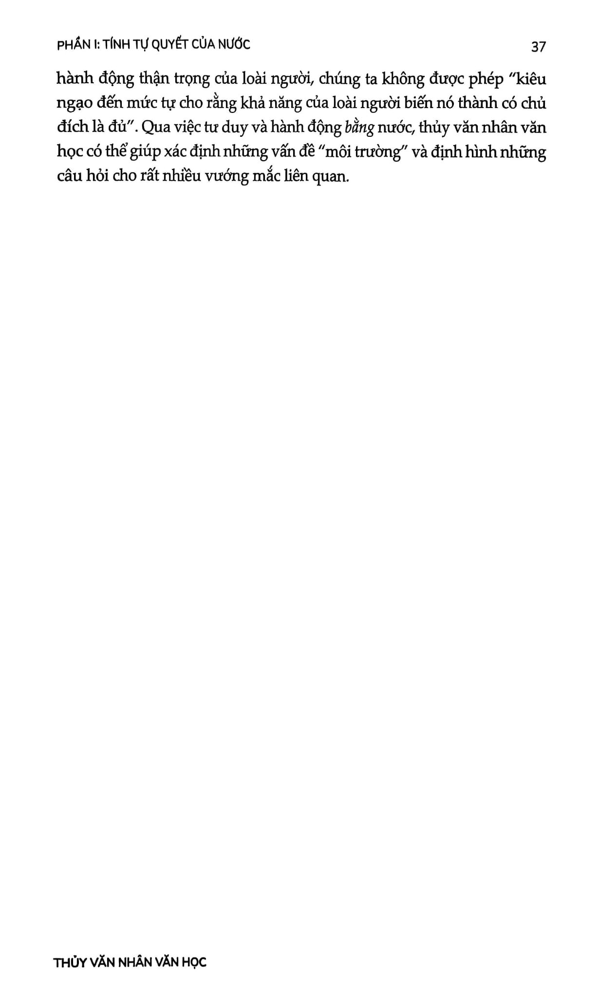 Thủy Văn Nhân Văn Học - Quan Hệ Giữa Nước Và Nhân Loại Sẽ Đi Về Đâu? - Kim De Wolff, Rina C. Faletti & Ignacio López-Calvo