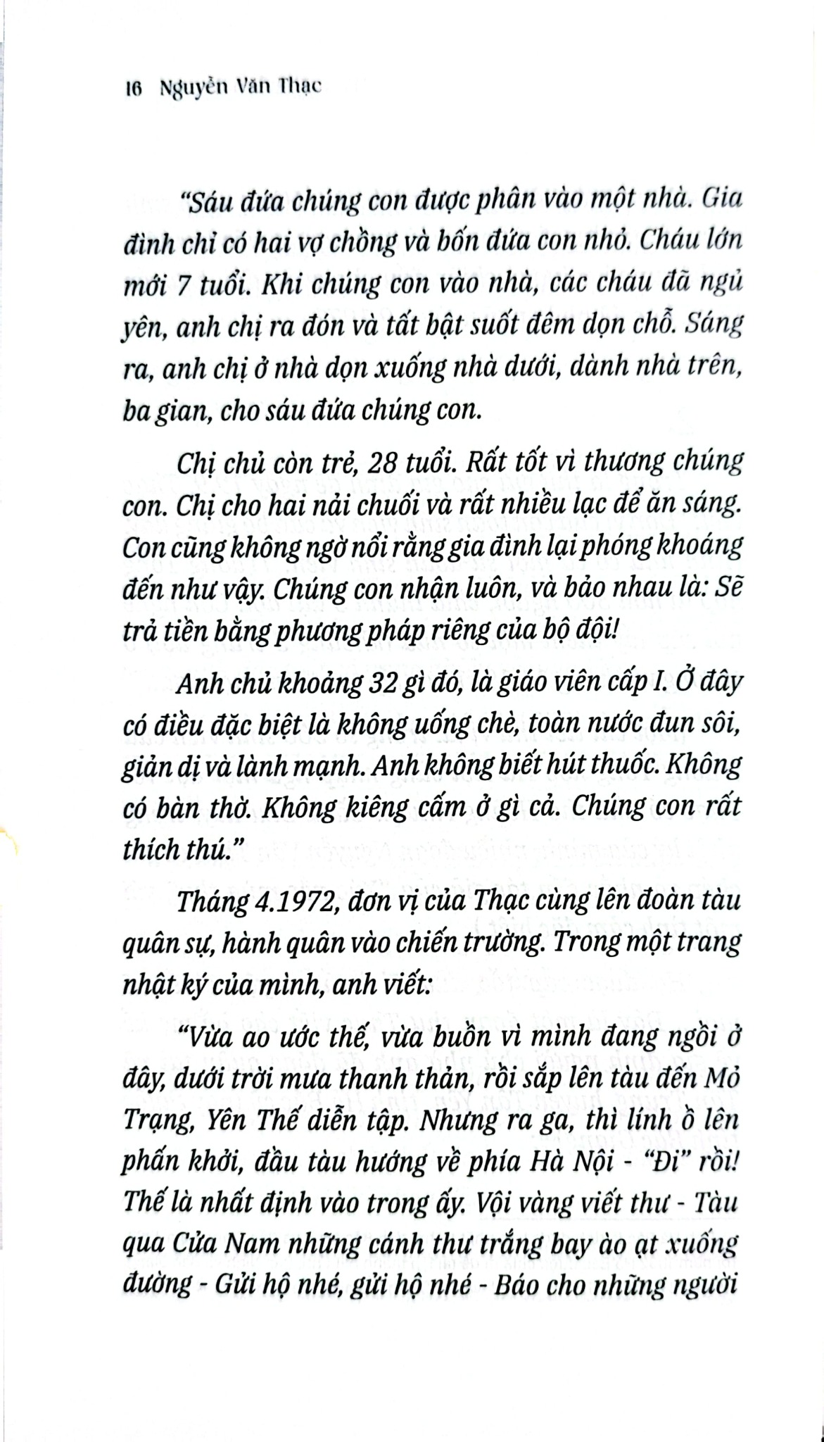 Tủ Sách Thanh Niên - Mãi Mãi Tuổi Hai Mươi - Nhật Ký Thời Chiến Việt Na - 
Nguyễn Văn Thạc