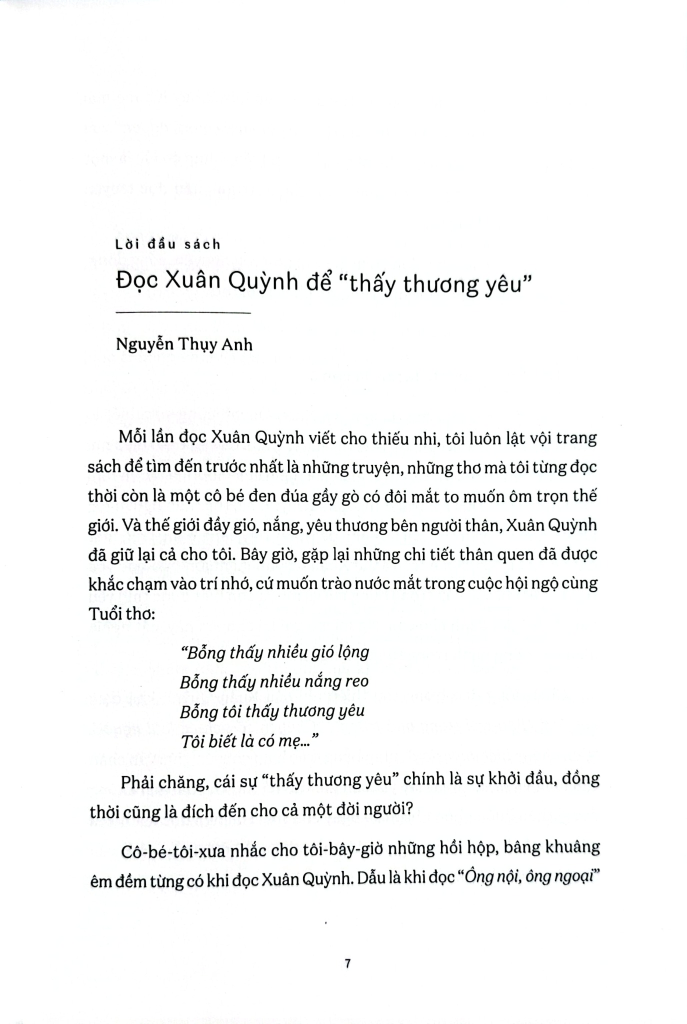 Trời Xanh Của Mỗi Người - Xuân Quỳnh