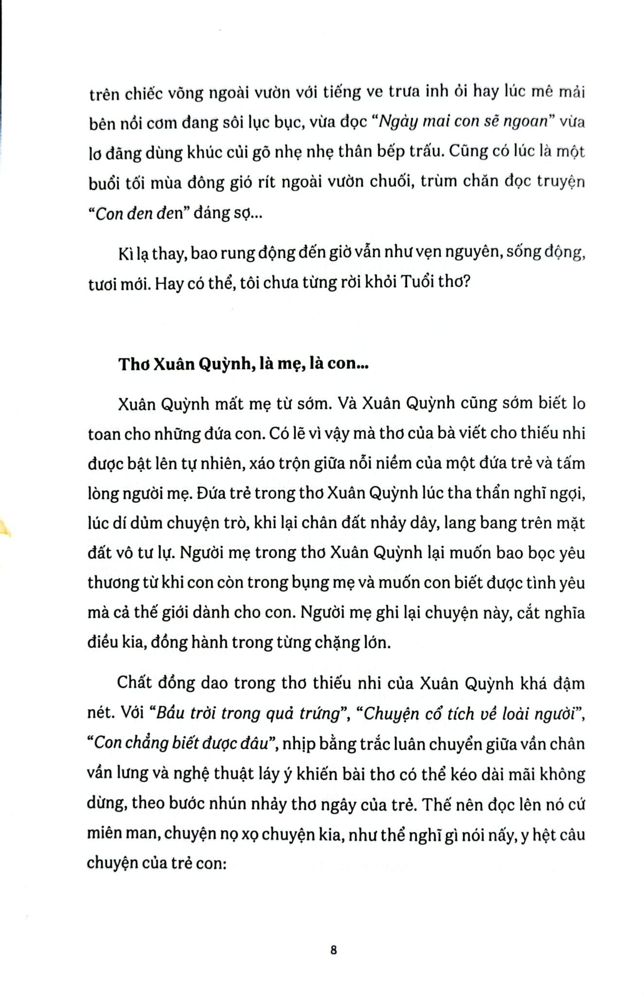 Trời Xanh Của Mỗi Người - Xuân Quỳnh