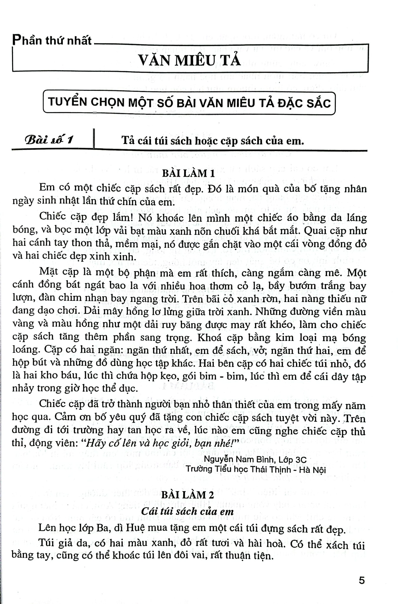 Những Bài Văn Đạt Điểm Cao Của Học Sinh Giỏi Lớp 3 (Dùng Chung Cho Các Bộ Sgk Hiện  - Tạ Đức Hiền