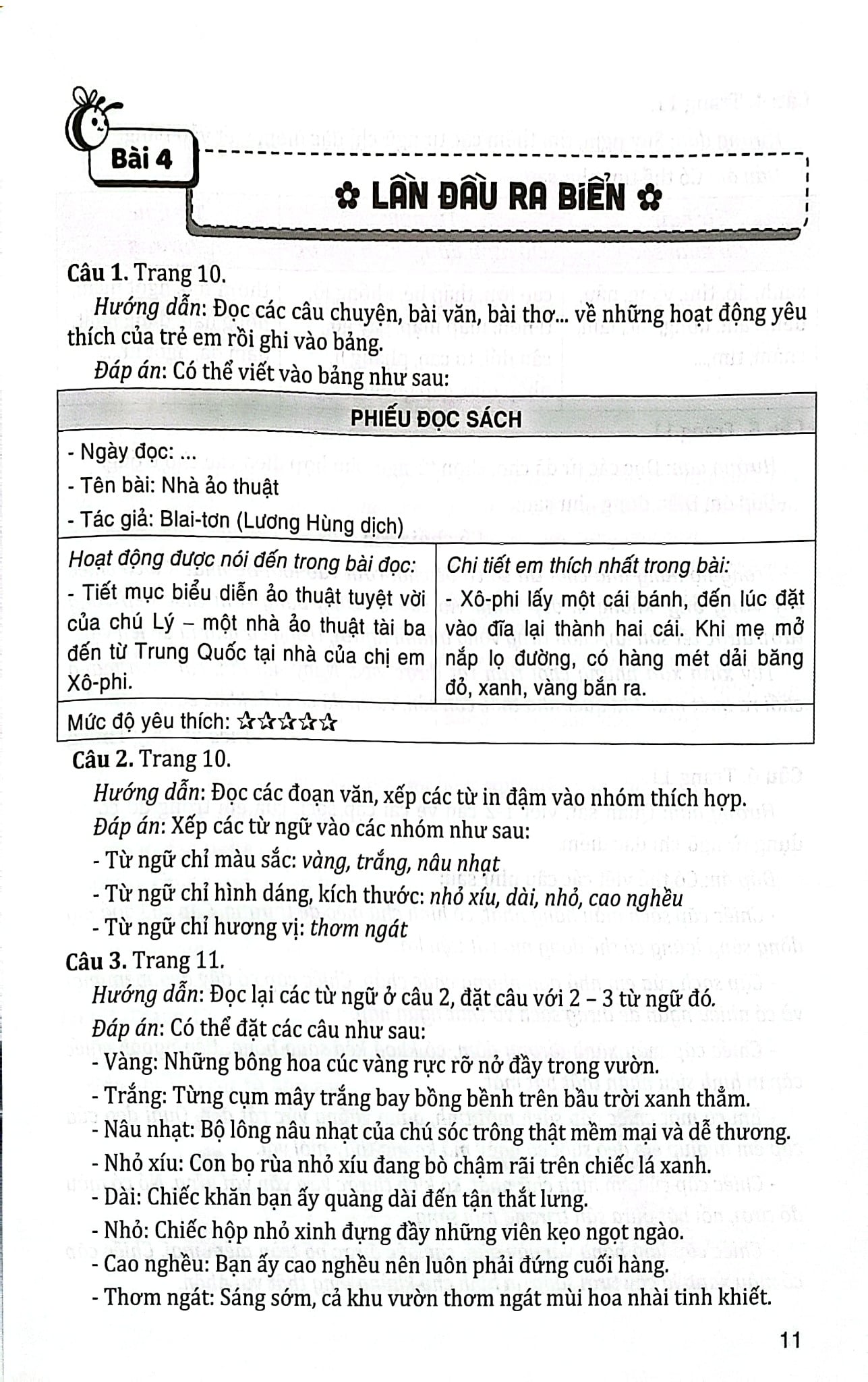 Hướng Dẫn Giải Vở Bài Tập Tiếng Việt Lớp 3 - Tập 1 (Bám Sát Sgk Kết Nối Tri Thức Với Cuộc Sống) - Phạm Văn Công