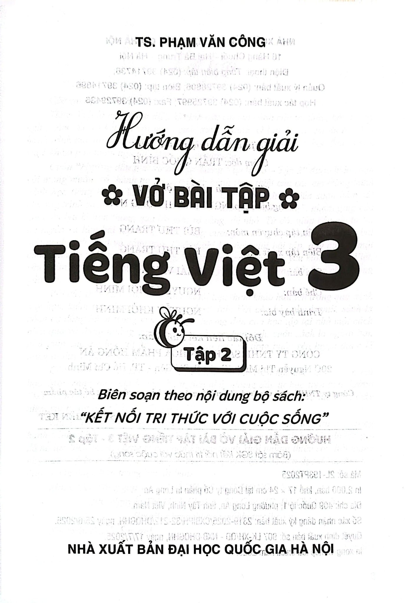 Hướng Dẫn Giải Vở Bài Tập Tiếng Việt Lớp 3 - Tập 2 (Bám Sát Sgk Kết Nối Tri Thức Với Cuộc Sống) - Phạm Văn Công