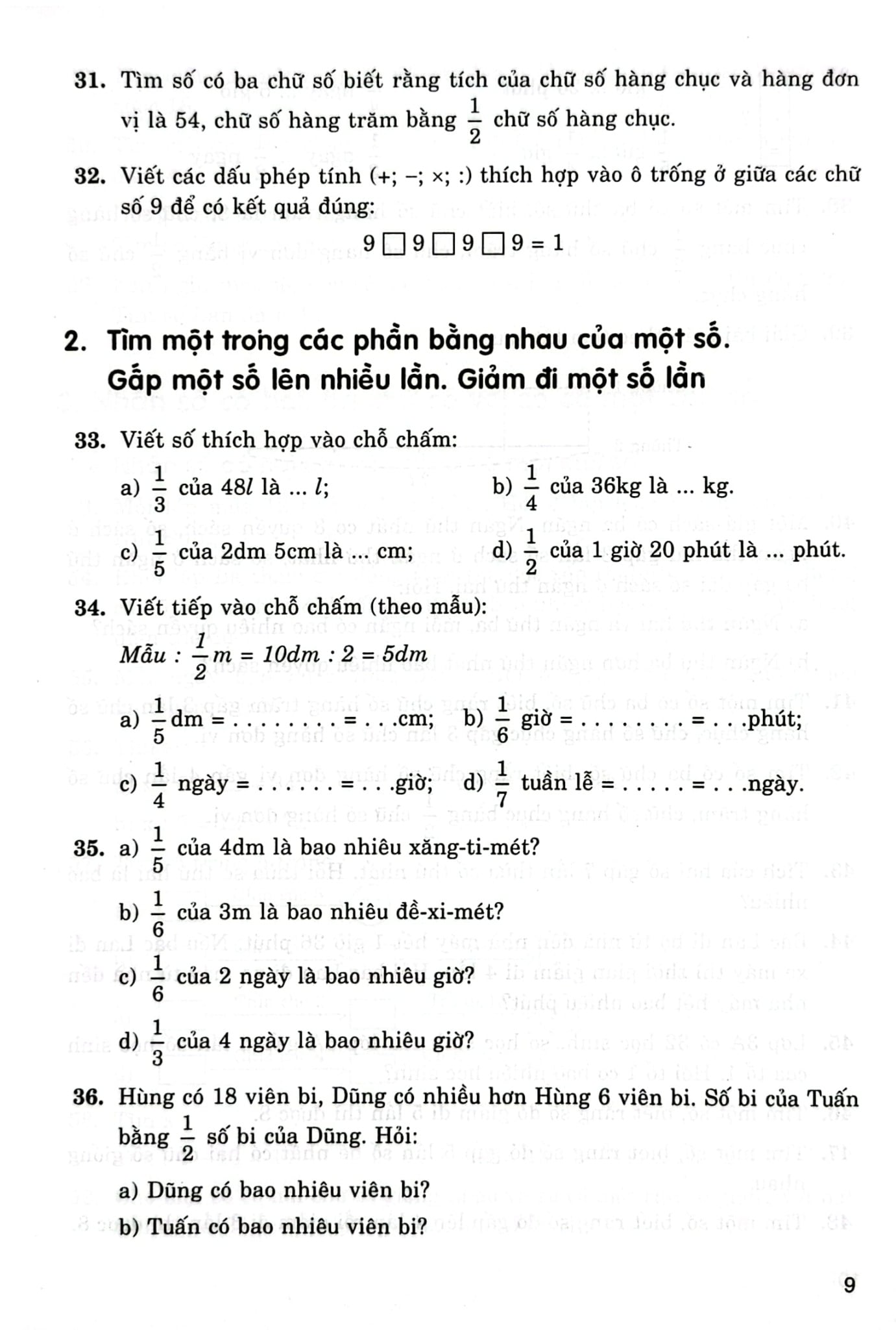 Nâng Cao Toán Lớp 3 (Dùng Chung Cho Các Bộ Sgk Hiện Hành) - Đỗ Trung Hiệu
