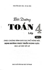 Bồi Dưỡng Toán 4 Tập 2 (Bám Sát Sgk Kết Nối) - Nguyễn Đức Tấn