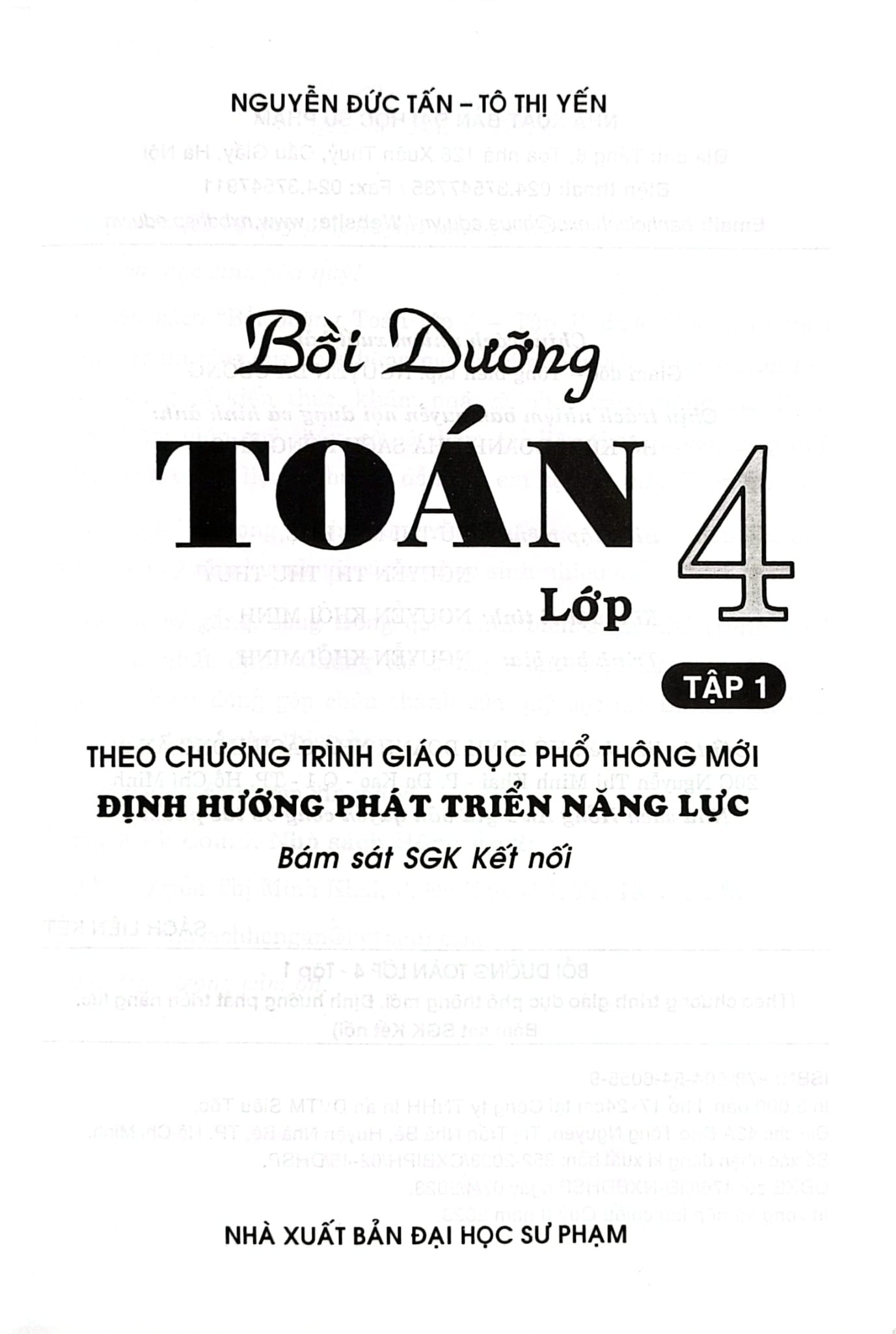Bồi Dưỡng Toán 4 Tập 1 (Bám Sát Sgk Kết Nối) - Nguyễn Đức Tấn