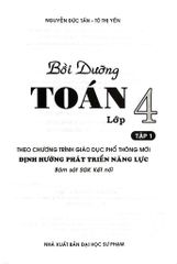 Bồi Dưỡng Toán 4 Tập 1 (Bám Sát Sgk Kết Nối) - Nguyễn Đức Tấn
