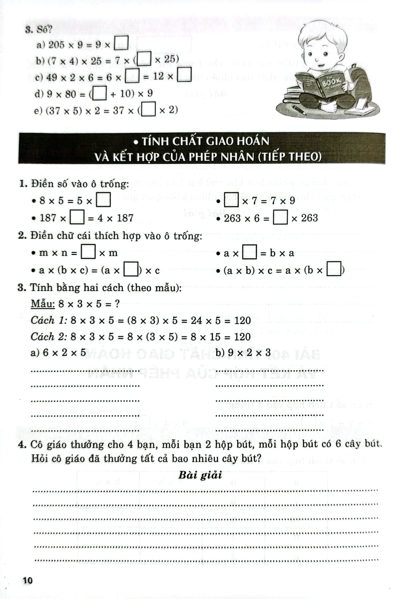 Vở Bài Tập Nâng Cao Toán 4 Tập 2 (Bám Sát Sgk Kết Nối Tri Thức Với Cuộc Sống) - Nguyễn Đức Tấn