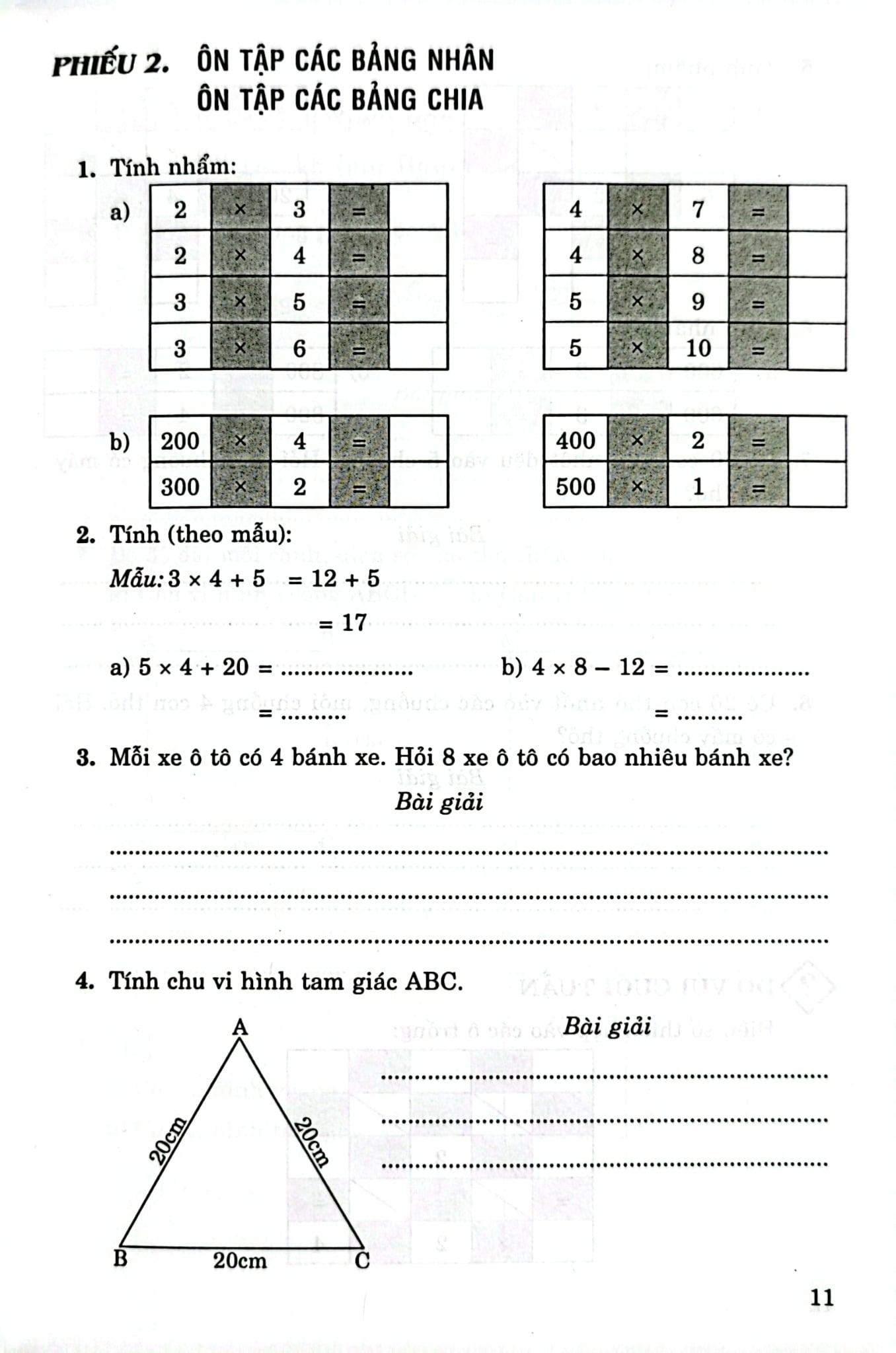 Combo Bài Tập Chọn Lọc Toán Hai Buổi Trong Ngày Lớp 3 Tập 1 + 2 (Biên Soạn Theo Chương Trình GDPT Mới) (Bộ 2 Cuốn)