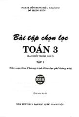 Combo Bài Tập Chọn Lọc Toán Hai Buổi Trong Ngày Lớp 3 Tập 1 + 2 (Biên Soạn Theo Chương Trình GDPT Mới) (Bộ 2 Cuốn)