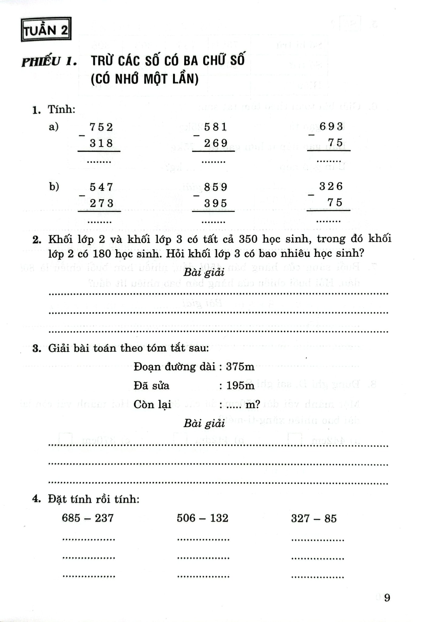 Combo Bài Tập Chọn Lọc Toán Hai Buổi Trong Ngày Lớp 3 Tập 1 + 2 (Biên Soạn Theo Chương Trình GDPT Mới) (Bộ 2 Cuốn)