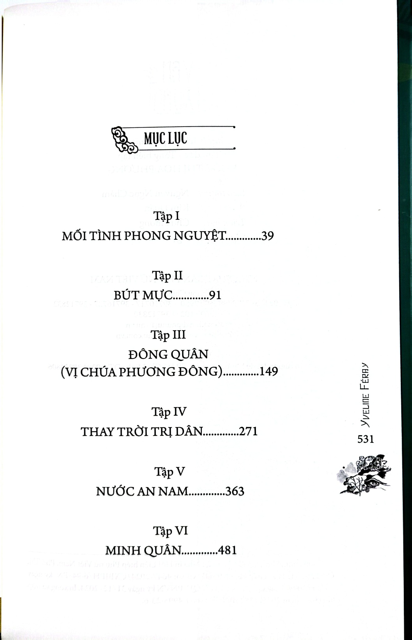 Vạn Xuân - Tập 1 - Yveline Féray