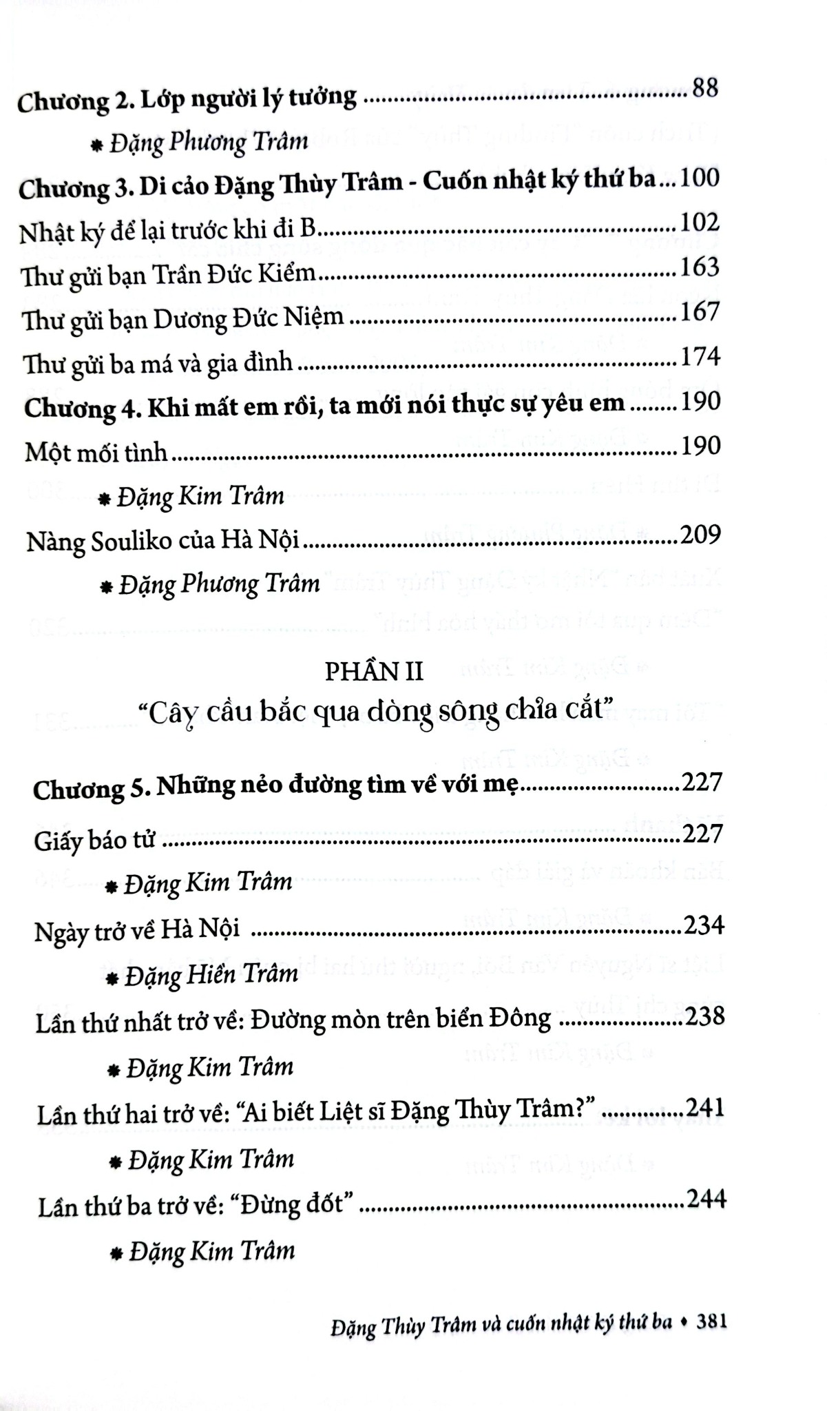Đặng Thùy Trâm Và Cuốn Nhật Ký Thứ Ba - Đặng Kim Trâm