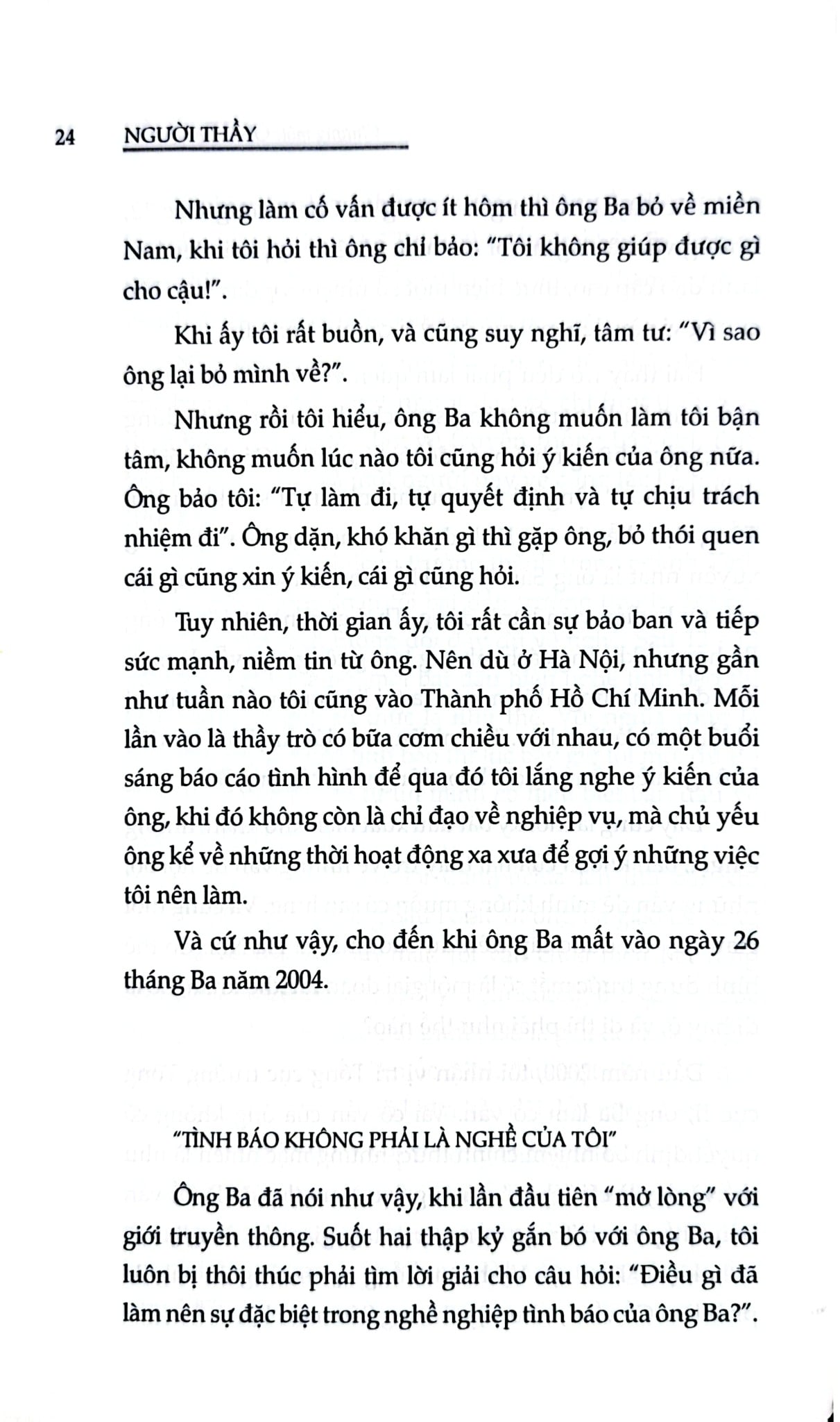 Người Thầy - Thượng Tướng Nguyễn Chí Vịnh (Tái Bản 2025)