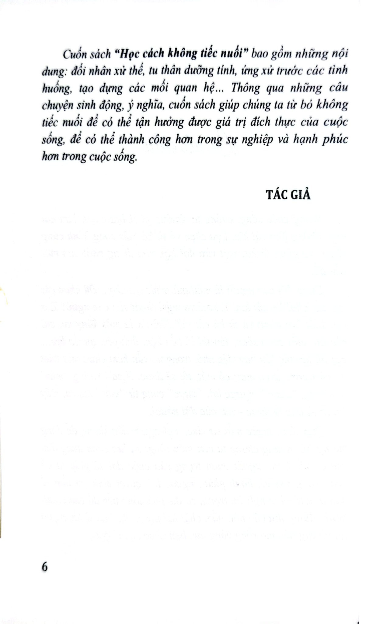 Tủ Sách Kỹ Năng  - Học Cách Không Nuối Tiếc - Nguyễn Thu Trang - Nguyễn Hoàng Thu Hà