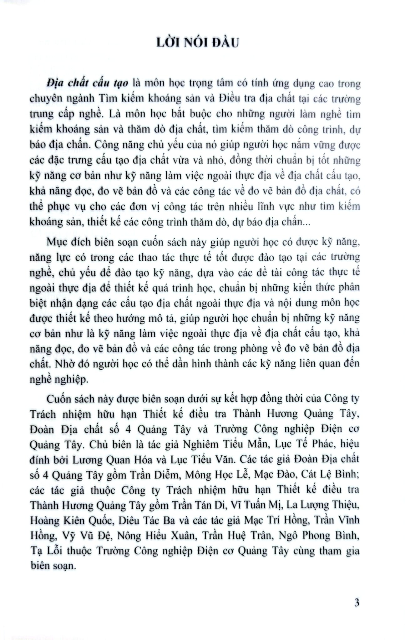 Địa Chất Cấu Tạo - TS. Phạm Trung Hiếu, TS. Trần Mỹ Dung