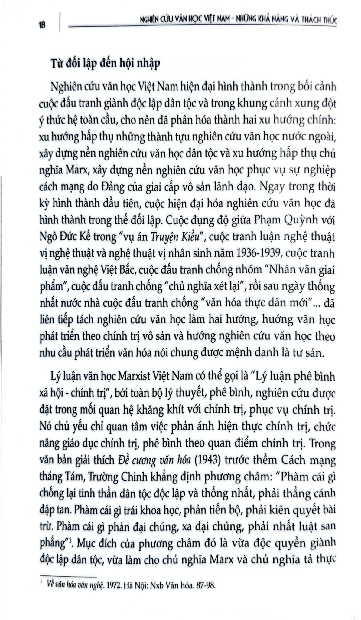 Nghiên Cứu Văn Học Việt Nam - Những Khả Năng Và Thách Thức - Trần Hải Yến, Trần Đình Sử, Đỗ Lai Thúy
