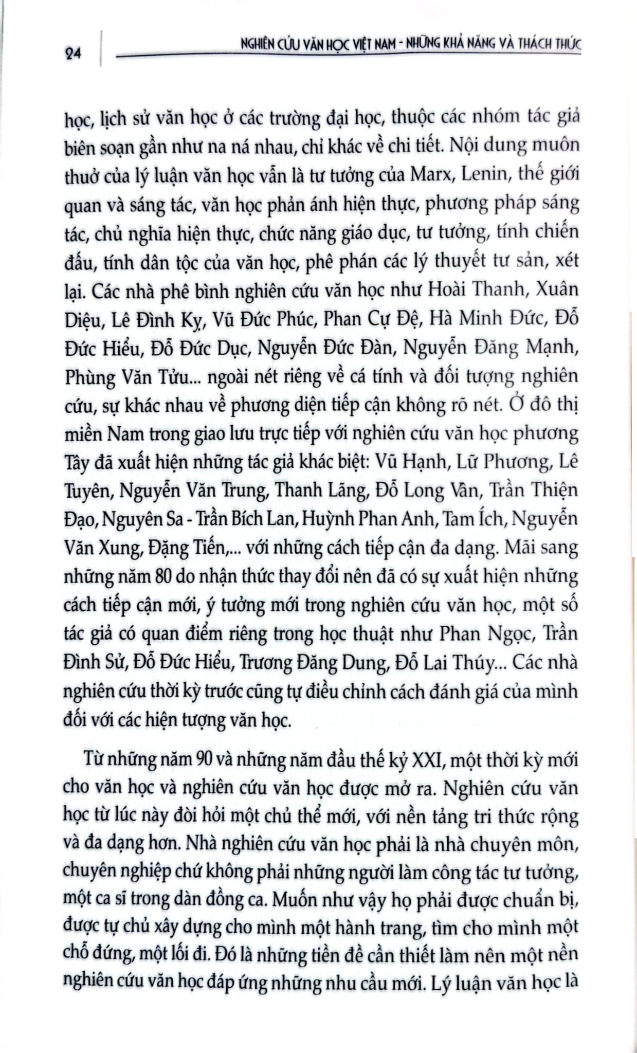 Nghiên Cứu Văn Học Việt Nam - Những Khả Năng Và Thách Thức - Trần Hải Yến, Trần Đình Sử, Đỗ Lai Thúy