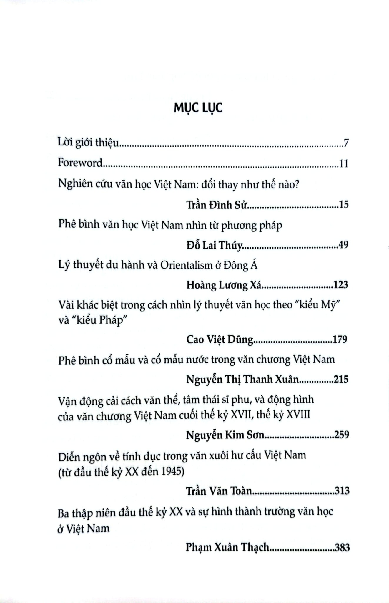 Nghiên Cứu Văn Học Việt Nam - Những Khả Năng Và Thách Thức - Trần Hải Yến, Trần Đình Sử, Đỗ Lai Thúy