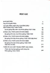 Dẫn Nhập Vào Việc Đọc Hegel: Các Bài Giảng Về Hiện Tượng Học Tinh Thần  - Alexandre Kojeve